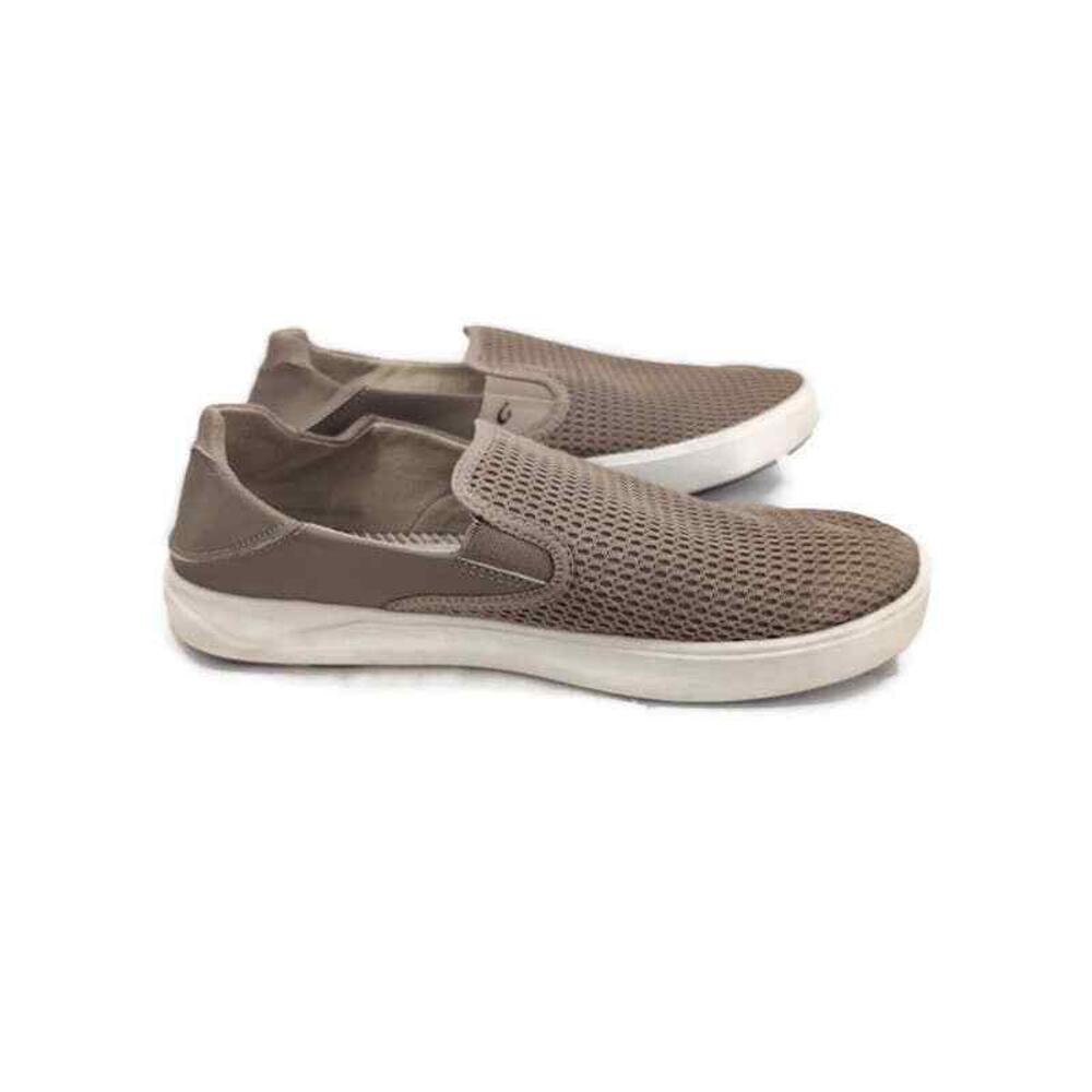 Olukai tan LAE'AHI slip on shoes in men's size 9.5 No Insoles - Picture 5 of 6